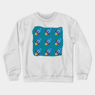 cute cosmic space pattern Crewneck Sweatshirt